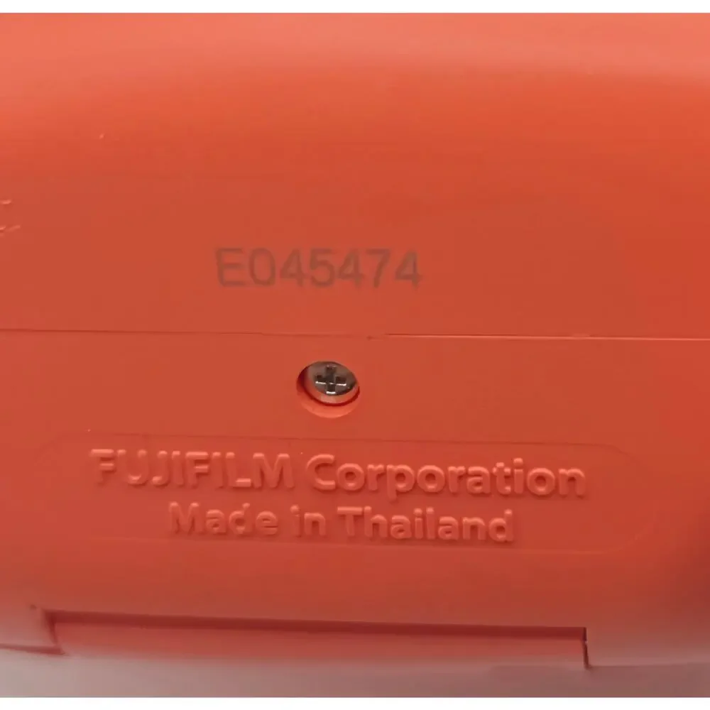 Fujifilm Instax Mini 7+ Instant Film Camera Coral Pink Tested Flash Works